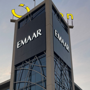 wall cladding with letter