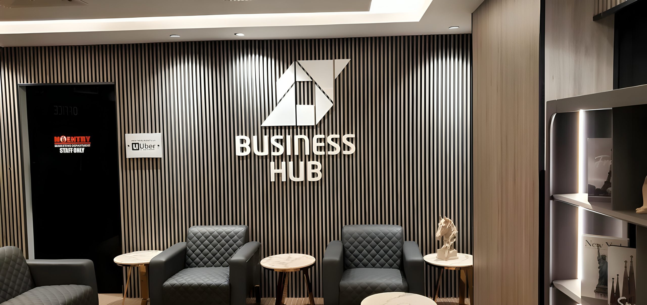 business hub reception create
