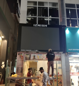 out door LED screen panel with Letter