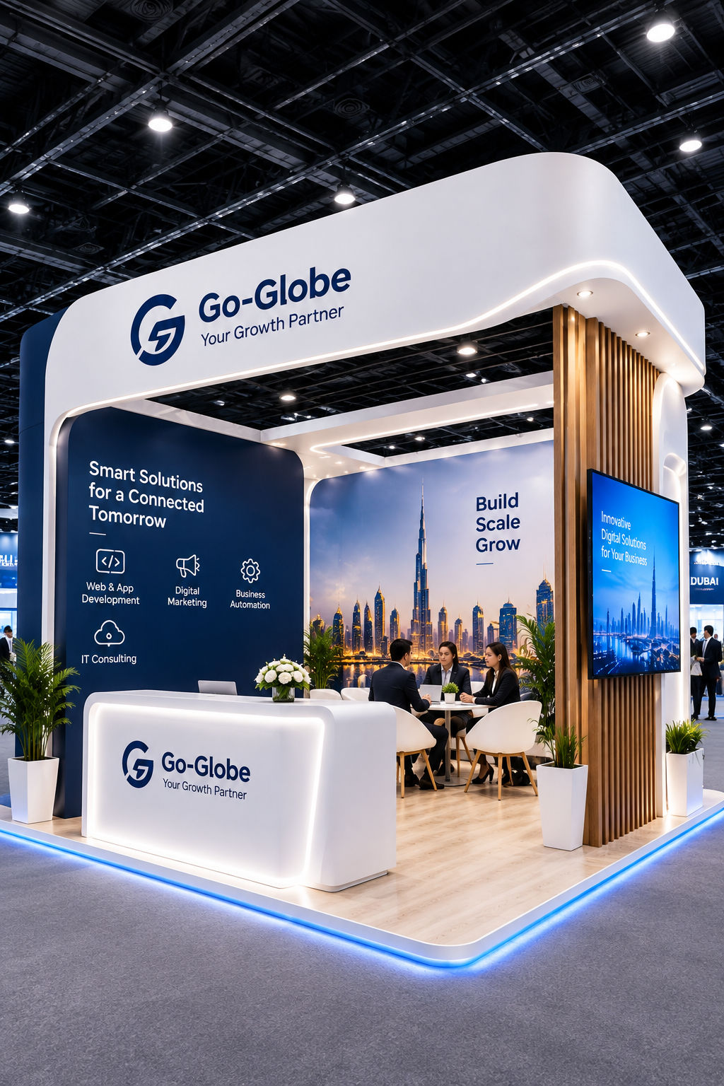 Exhibition stand solutions in Dubai