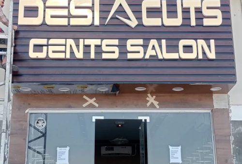 Salon Signboard Installation