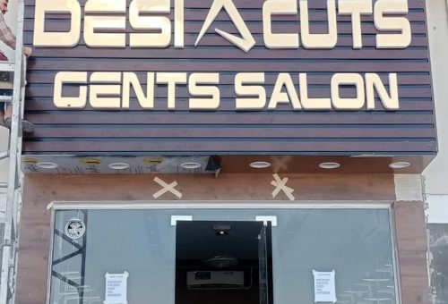 Salon Signboard Installation